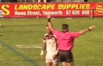 Jogador de futebol banido por duas décadas por contato mínimo com o árbitro em nova luta para retornar à liga de rugby e ver seus filhos jogarem