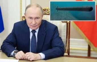 Putin anuncia que a Rússia testou o torpedo nuclear Poseidon, que pode destruir cidades com tsunamis radioativos