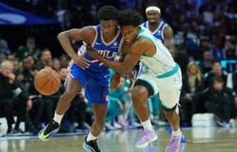 Destaques da NBA de 2025-26: Philadelphia 76ers 125, Charlotte Hornets 121