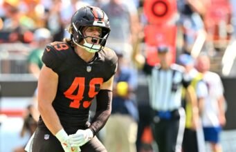 Browns recebem atualizações otimistas sobre lesões nas estrelas novatas Judkins e Schwesinger