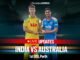 IND vs AUS 1º ODI Live Cricket Score, Índia vs Austrália hoje jogo