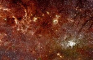 Luzes fracas na Via Láctea podem ser pegadas de matéria escura