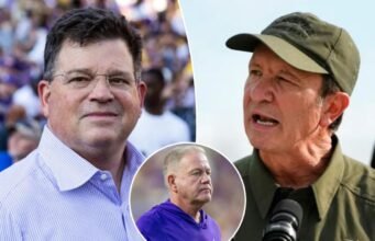 Por que o governador da Louisiana “descartou” a LSU AD depois da bagunça de US $ 54 milhões de Brian Kelly