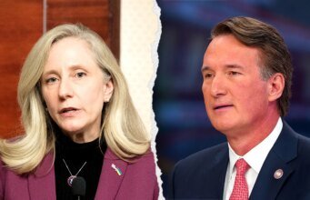 Youngkin Virginia critica os democratas por apoiarem Jones após textos violentos