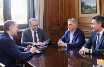 Martín Lallora após o encontro com Diego Santilli: “Foi produtivo”