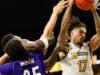 Os Missouri Tigers estão à frente do Prairie View A&M, vencendo por 91-73