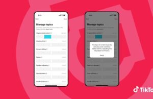 O TikTok permite que os usuários reduzam a quantidade de conteúdo de IA em seus feeds.