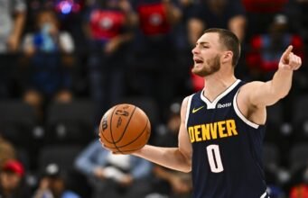 O guarda titular do Nuggets, Christian Braun, está afastado há pelo menos seis semanas devido a uma entorse no tornozelo esquerdo