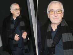 Robert De Niro foi visto com o braço na tipoia em show da Broadway