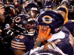Com a derrota dos Lions, os Bears conquistam sua primeira vaga nos playoffs em cinco anos