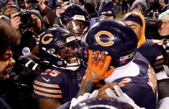 Com a derrota dos Packers, os Bears conquistam seu primeiro título da NFC North desde 2018