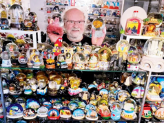 Homem alemão tem a maior coleção do mundo com mais de 11 mil globos de neve