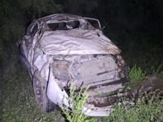 Tragédia rodoviária em Yanina: um jovem foi morto e três outros estão em estado crítico após capotar na Rota 92.