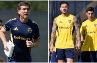 Boca após a queda contra o Racing: último treino tenso e futuro incerto para Claudio Úbeda