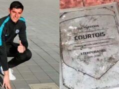 Atlético de Madrid tira homenagem histórica de Courtois e reacende a raiva dos torcedores
