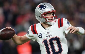 Drake Maye leva Patriots à primeira vaga nos playoffs com vitória de retorno
