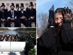 Um funeral simulado foi realizado para Penny no Lincoln Memorial após o término da produção