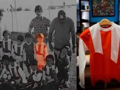 A primeira camisa usada por Messi em Rosário está em leilão: uma cifra milionária ao seu alcance