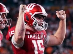 Indiana derrota Miami por 27 a 21 na final do College Football Playoff para ganhar o primeiro título nacional
