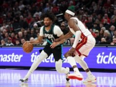 Sharp marca 27 pontos na vitória dos Trail Blazers sobre o Heat pela quarta vitória consecutiva