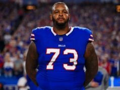 Bills Dion Dawkins começa a chorar com os comentários de Josh Allen após a derrota