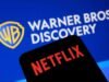 A busca aprimorada da Warner Bros. Netflix aceita uma oferta em dinheiro de US$ 72 bilhões, concordando em vender seu estúdio e compartilhar negócios por US$ 27,75.