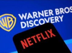 A busca aprimorada da Warner Bros. Netflix aceita uma oferta em dinheiro de US$ 72 bilhões, concordando em vender seu estúdio e compartilhar negócios por US$ 27,75.