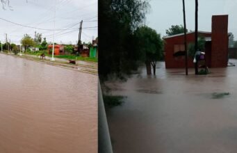 Fortes chuvas a sudoeste de Santiago: Bandera 150 mm