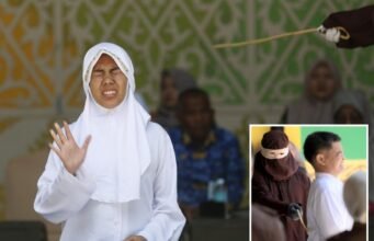 Mulher açoitada 140 vezes por fazer sexo e beber fora do casamento em região islâmica