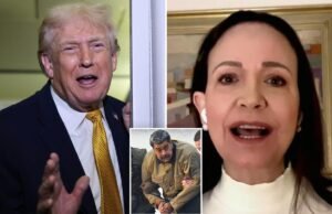 A líder da oposição venezuelana, María Corina Machado, anunciou que ficaria feliz em conceder “pessoalmente” a Trump o Prêmio Nobel da Paz.
