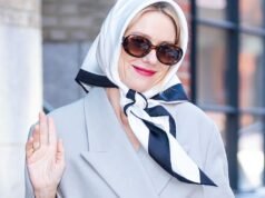 Naomi Watts usou a tendência de salto amendoado