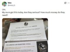 Torcedores de futebol furiosos depois de liderarem o clube da AFL sugerem escandalosamente que os torcedores deixem um ‘presente’ em seu testamento: ‘de quanto dinheiro eles precisam’