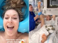 Lindsey Vonn volta para casa após lesão olímpica, mas diz que ainda não aguenta