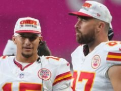 Patrick Mahomes e Travis Kelce processados por violação de marca registrada