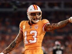 WR Mike Evans se reunirá com Buccaneers antes da agência gratuita