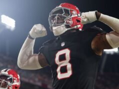 Fonte: Falcons planejam colocar marca de franquia na TE Kyle Pitts