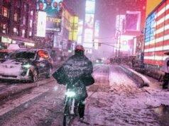 Limite-se ou ouse paralisar: nova-iorquinos pegos de surpresa pela tempestade