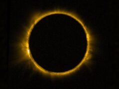 O ardente eclipse solar do “Anel de Fogo” visto nas fotos espaciais do dia, 20 de fevereiro de 2026