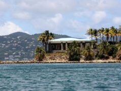 O mapa mostra as propriedades de Jeffrey Epstein e quem agora as possui