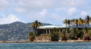 O mapa mostra as propriedades de Jeffrey Epstein e quem agora as possui