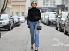 Estes confortáveis jeans cigarro têm faixas elásticas escondidas na cintura