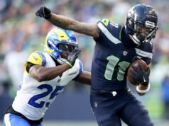 Seahawks WR Jackson Smith-Nzigba deixa o Super Bowl após lesão na cabeça