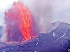O vulcão Kilauea, no Havaí, desencadeou o 42º episódio de sua erupção contínua no cume