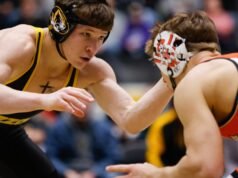 Mizzou Wrestling foi varrido pelo quarto lugar do estado de Iowa no final da temporada regular