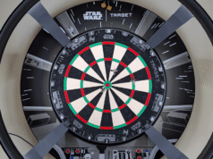 O sistema de pontuação automatizado Omni Darts da Target é um sucesso
