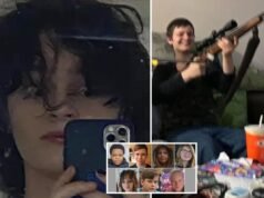 O pai do atirador escolar Justin Van Rootselaar se afasta do filho assassino