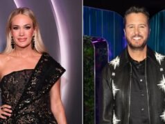 Carrie Underwood e Luke Bryan brigam enquanto julgam “American Idol”.