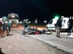 Choque em Fernandez: Um motociclista morreu em um acidente fatal na Rota 34