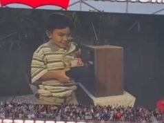 Show do intervalo do Super Bowl: Não, o garoto não era Liam Ramos