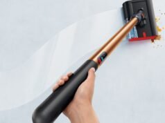 Dyson transformou o fino PencilVac em um limpador leve para pisos úmidos.